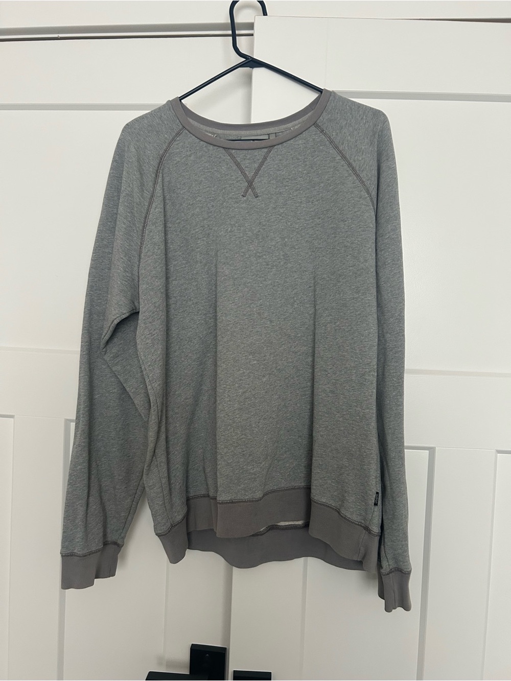 Wesc Men's Heather Gray Crewneck Sweatshirt